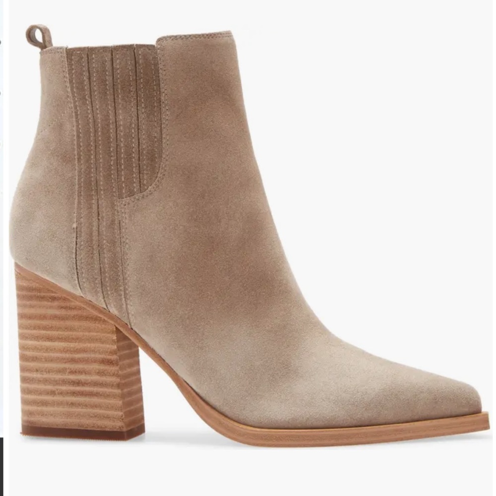 Marc Fisher Oshay Pointed Toe Heeled Bootie